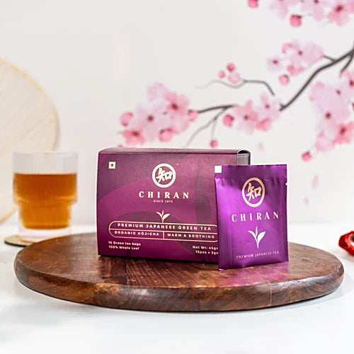 Organic Hojicha green tea ( 15 pcs)