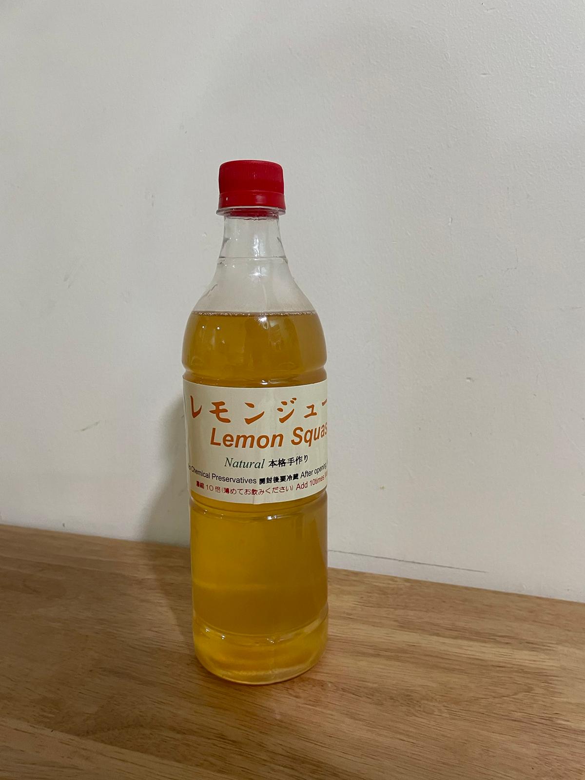 レモンスカッシュジュース