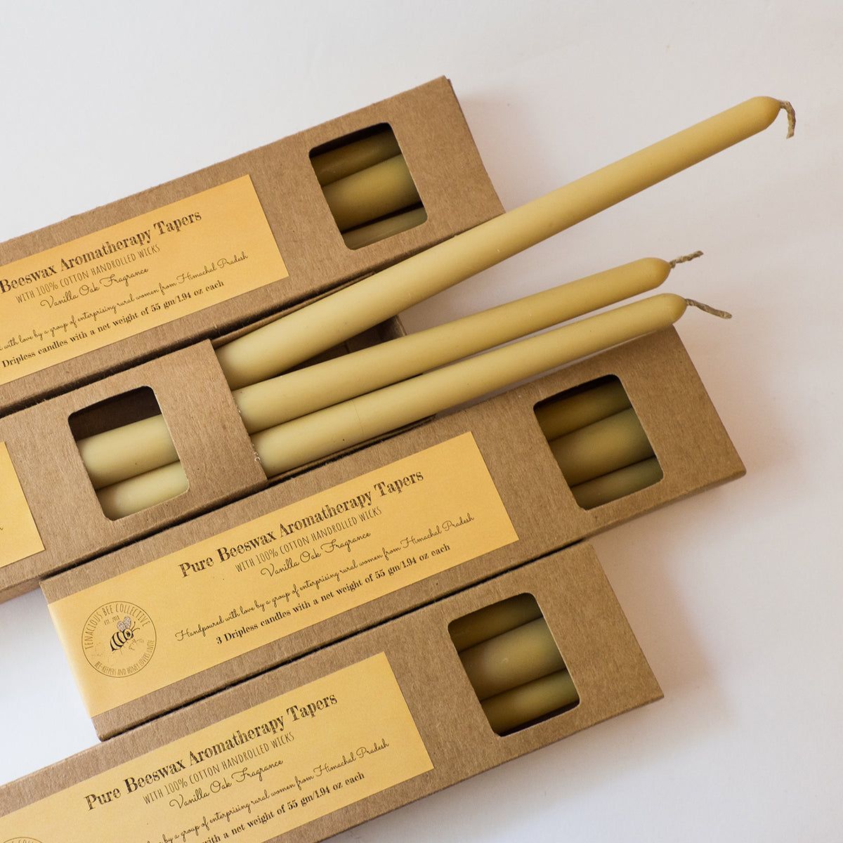 Pure Beeswax Aromatherapy Tapers