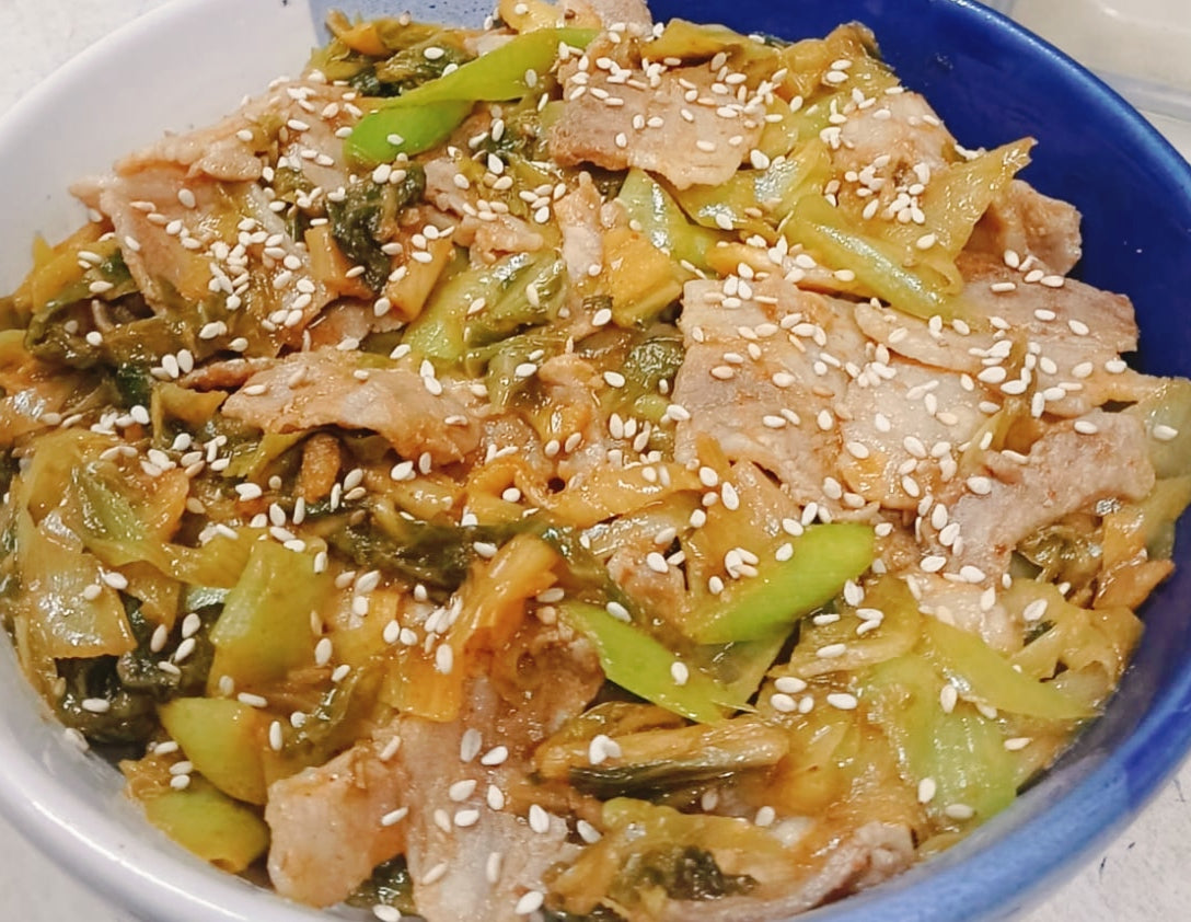 Pork Kimchi Rice Bowl