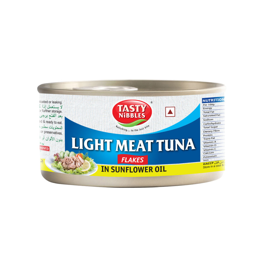 Light Meat Tuna FLAKES In Sunflower Oil