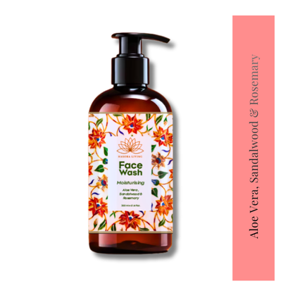 Face Wash Aloe Vera, sandalwood and rosemary<300ml>