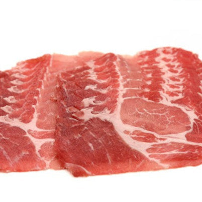 Frozen Antibiotic-free / Harmone-free pork leg 15mm<250grams