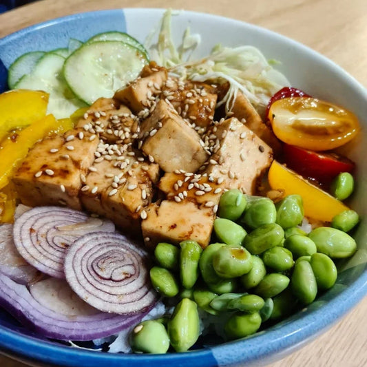 Tofu Teriyaki Rice Bowl