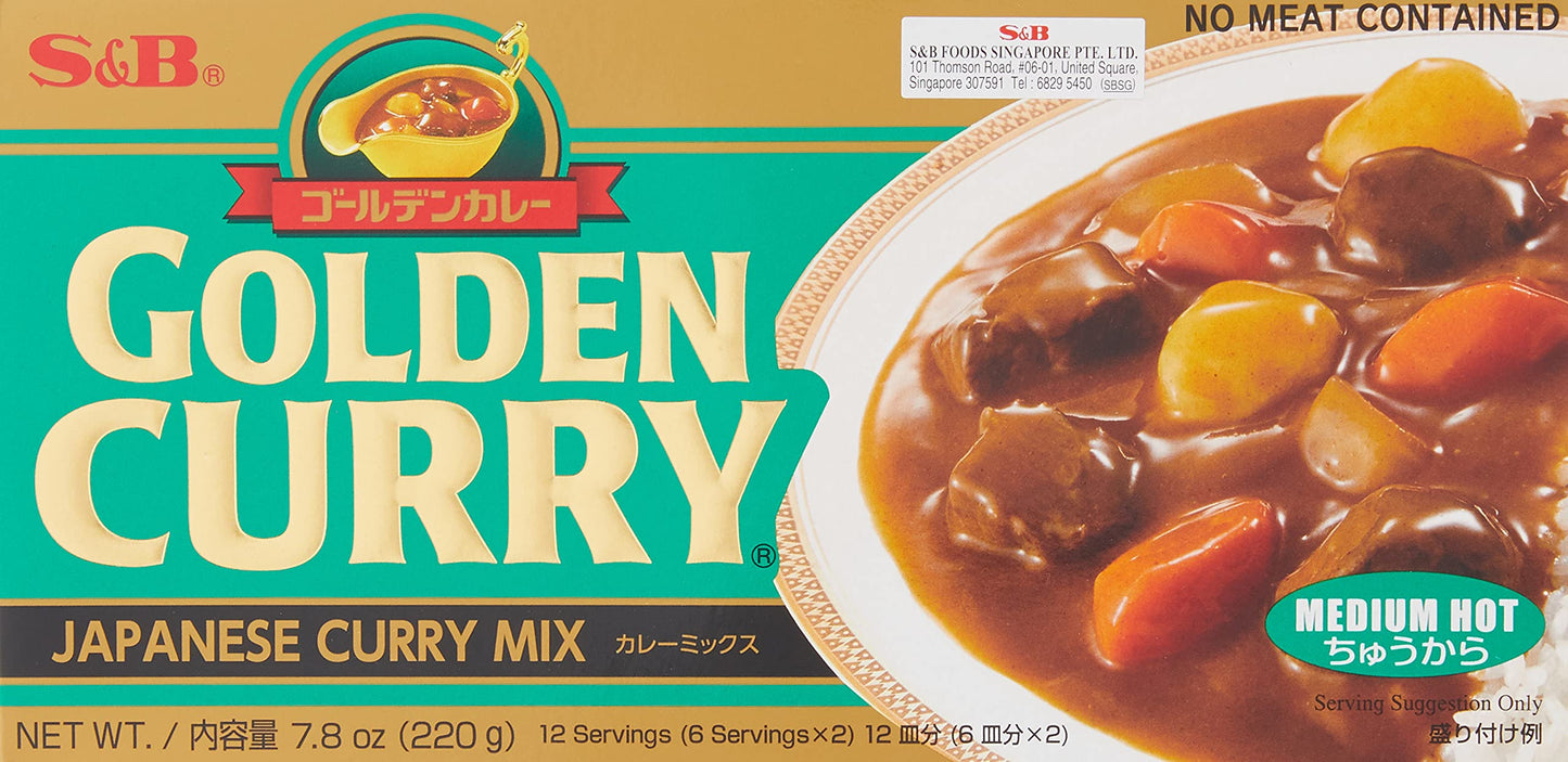 Golden Curry Japanese curry mix Medium Hot