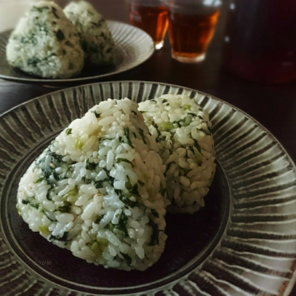 Miso flavored Leek Rice Ball 1 piece (Frozen)